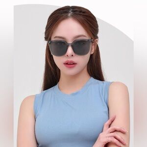 Korean Carin Rowan Stylish Blue Gray Sunglasses Polarized